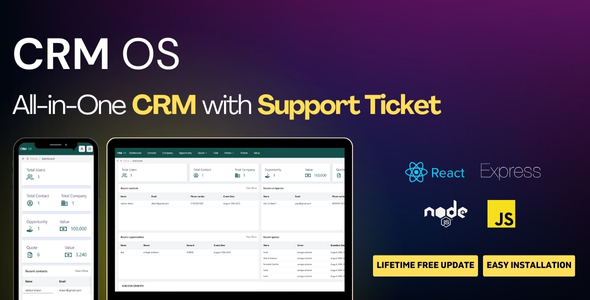 [DOWNLOAD]CRM OS - CRM with Support Ticket System