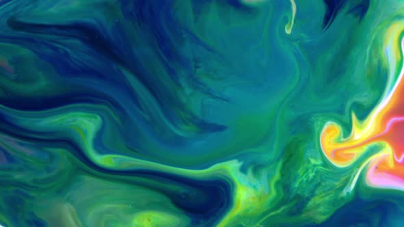 Abstract Paint Spreads And Swirling Texture 124