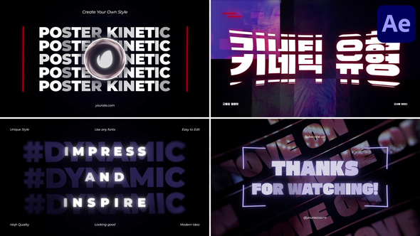 Kinetic Typography for After Effects
