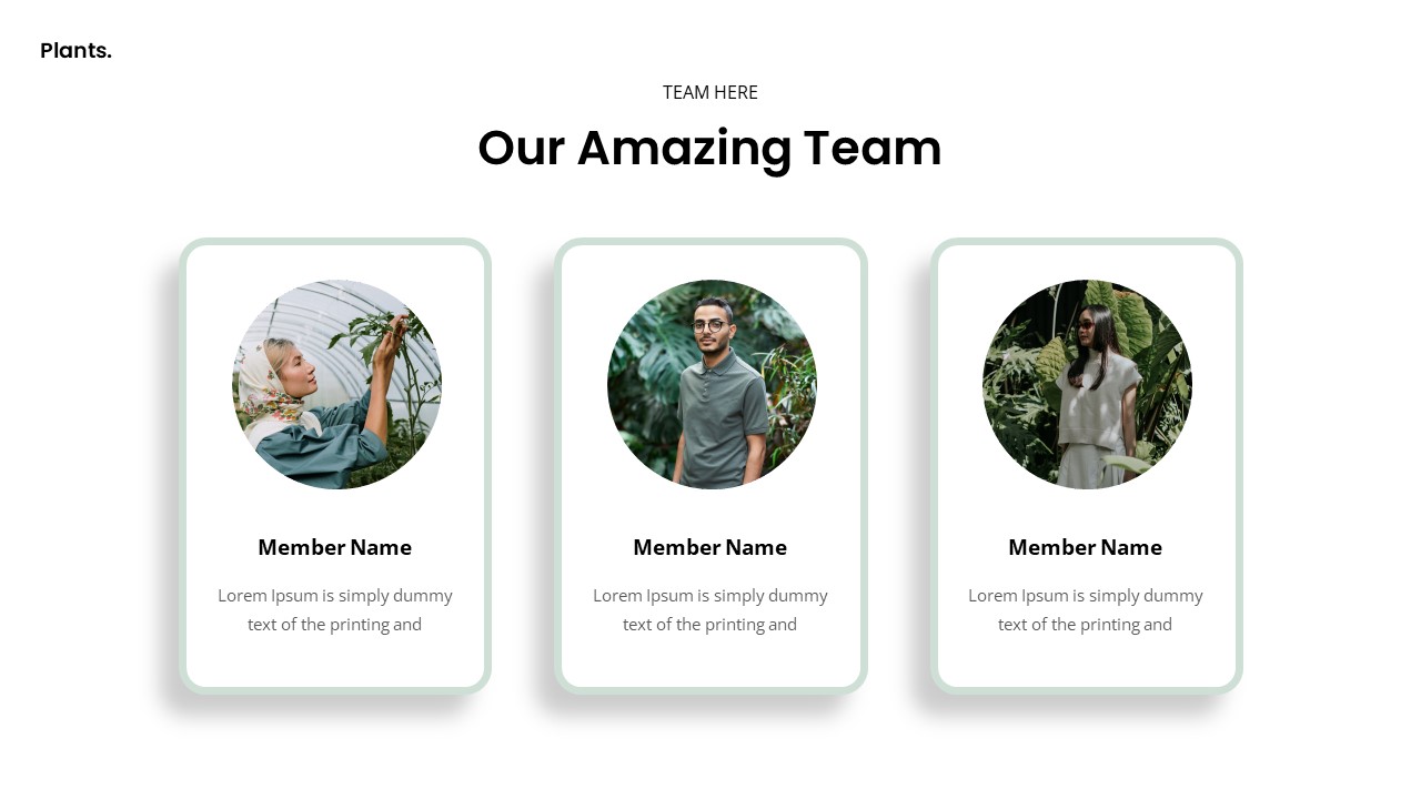 Plants PowerPoint Template, Presentation Templates | GraphicRiver