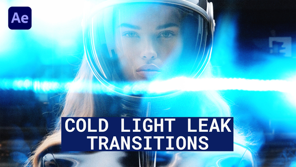 Cold Light Leak Transitions | After Effects