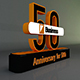 50 years anniversary 3d model a661c