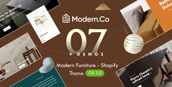 ModernCo – Furniture & Interiors Store Shopify Theme
