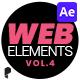 Web Elements 04 for After Effects