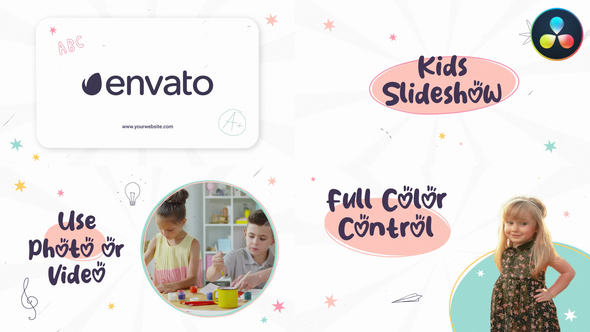 Kids Slideshow | DaVinci Resolve