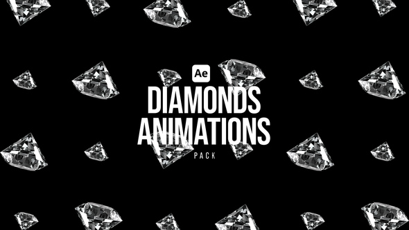 Diamonds Animations Pack Elements template preview