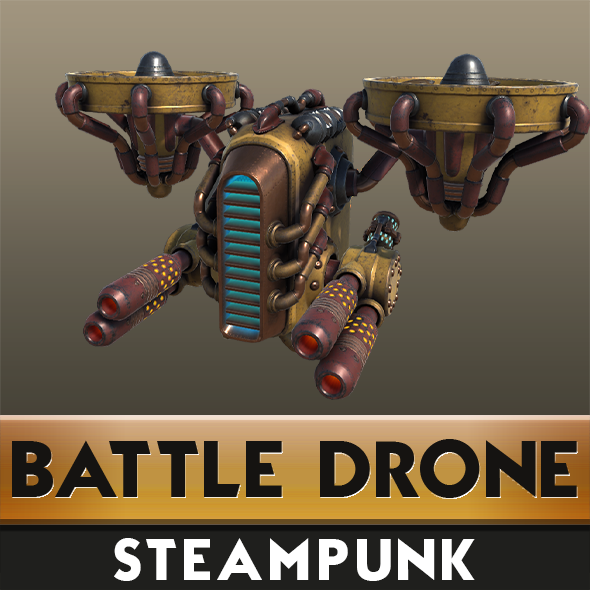 Steampunk Battle Drone