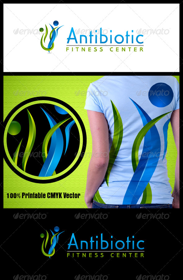 Antibiotic Fitness Logo - Humans Logo Templates