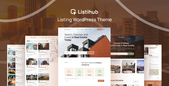 Listihub – Listing WordPress Theme