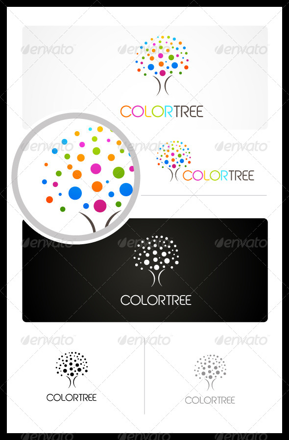 Color Tree - Vector Abstract