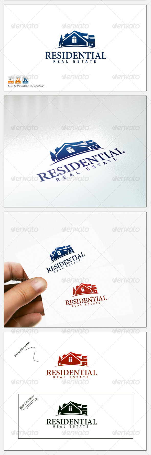 Arend Real Estate - Buildings Logo Templates