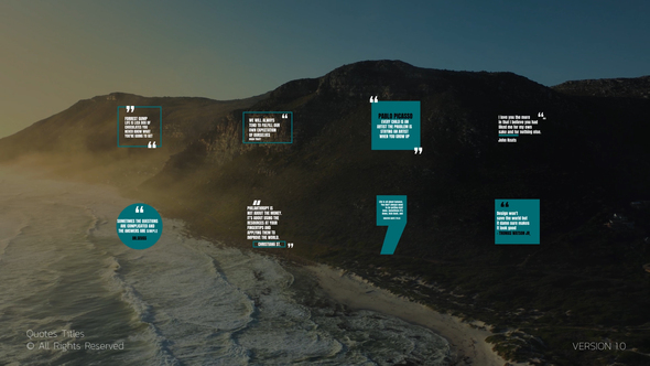 Quotes Titles Titles template preview