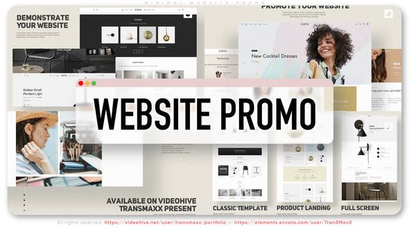 Minimal Website Promo