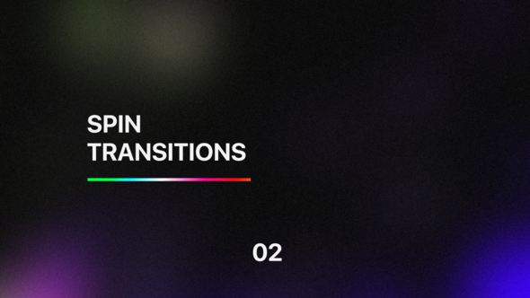 Spin Transitions for After Effects Vol. 02
