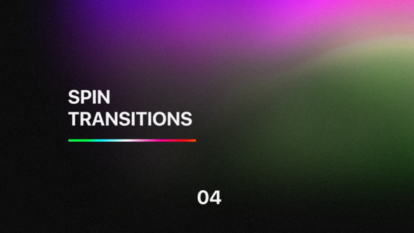 Spin Transitions for After Effects Vol. 04