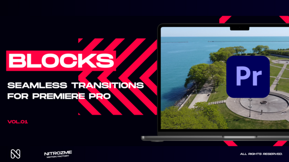 Blocks Transitions Vol. 06 for Premiere Pro