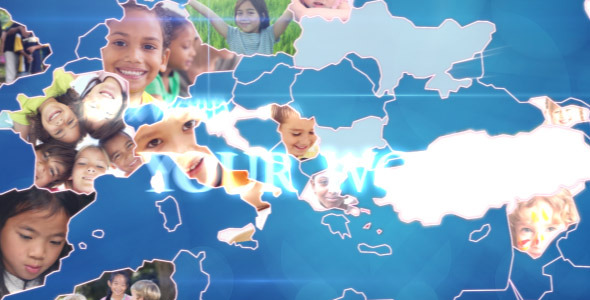 Opening Faces World - VideoHive 4000622