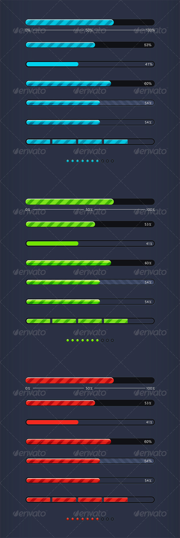 Progress Bar Pack - Web Elements