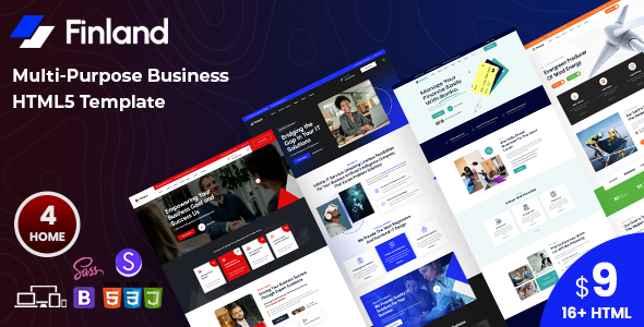 Finland – Multi-Purpose Business HTML Template