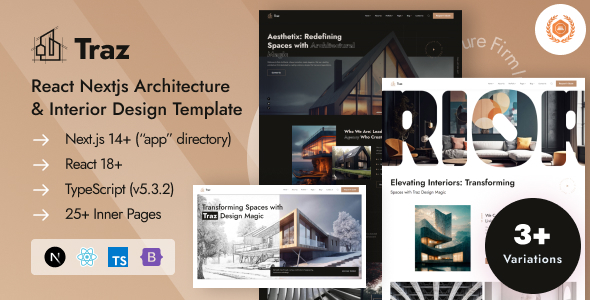 [DOWNLOAD]Traz - React Nextjs Architecture & Interior Design Template