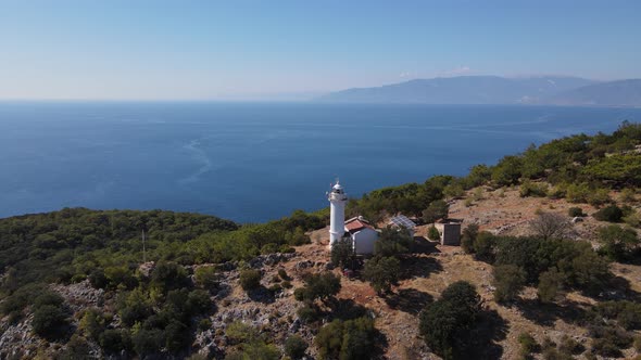 Lighthouse Drone Shot alt