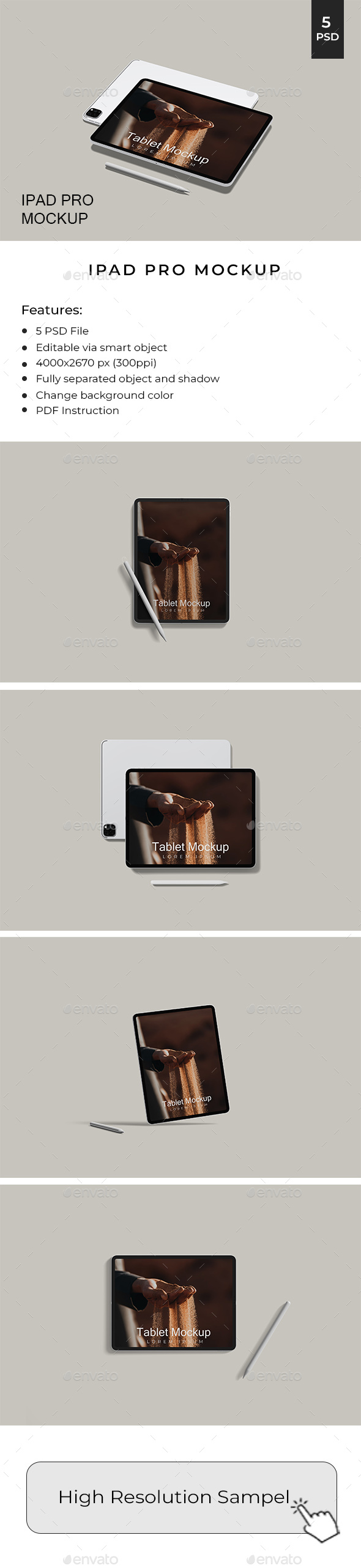 iPad Pro Screen Mockup