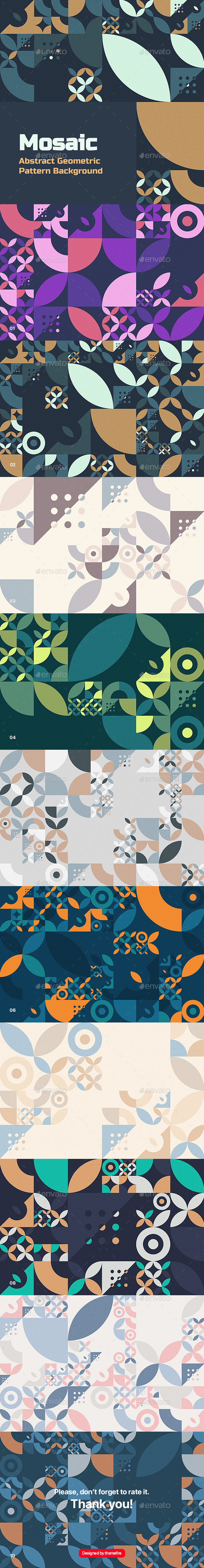 Abstract Geometric Pattern Backgrounds