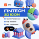 Fintech 3D Icon