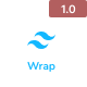 Wrap – Tailwind CSS Maintenance Page HTML Template