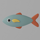 Cartoon Cute Fish 1 3D model