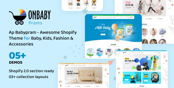 Ap Babypram - Kids Fashion Store Shopify Theme