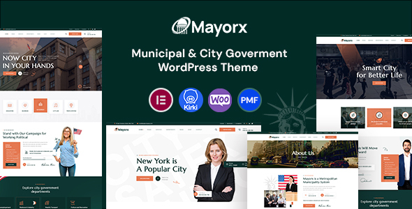 Mayorx â€“ Municipal & City Government WordPress Theme