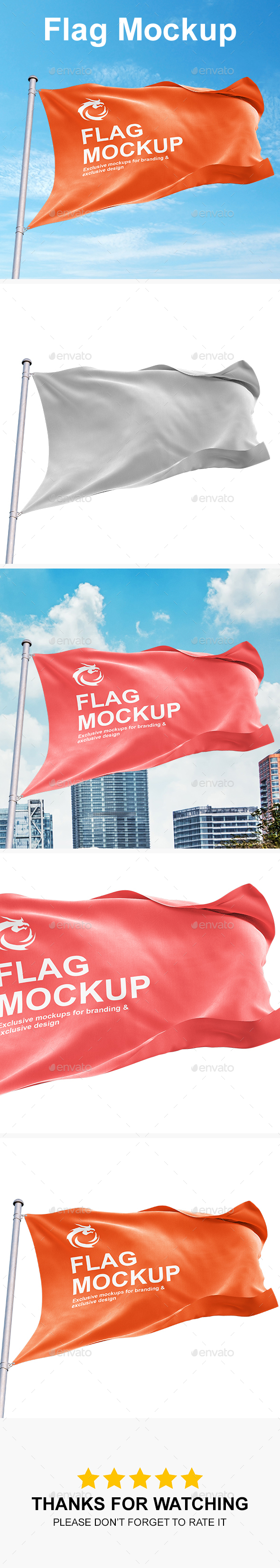 Flag Mockup