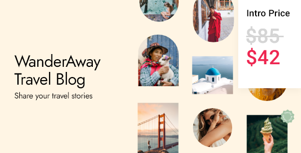 WanderAway – Travel Blog WordPress Theme