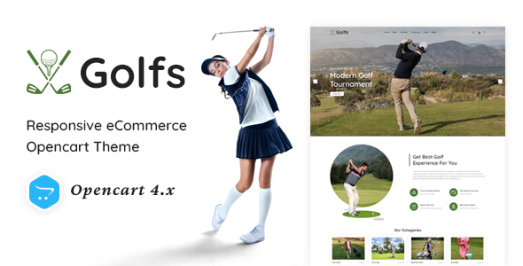 Golfs - Responsive OpenCart 4 Theme