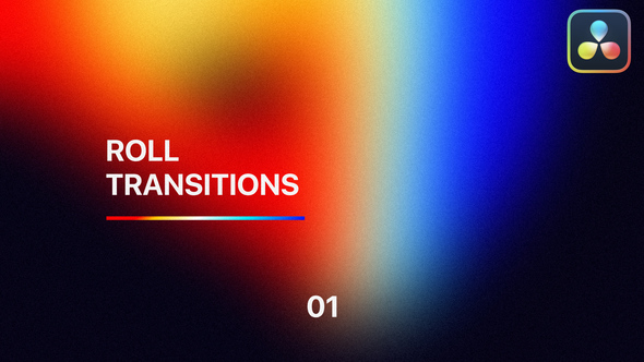 Roll Transitions for DaVinci Resolve Vol. 01