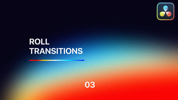 Roll Transitions for DaVinci Resolve Vol. 03
