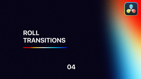 Roll Transitions for DaVinci Resolve Vol. 04