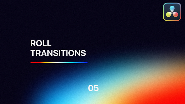 Roll Transitions for DaVinci Resolve Vol. 05
