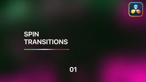Spin Transitions for DaVinci Resolve Vol. 01