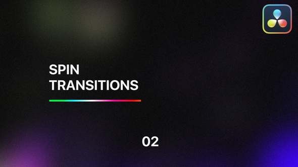 Spin Transitions for DaVinci Resolve Vol. 02