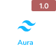 Aura – Tailwind CSS About Us HTML Template