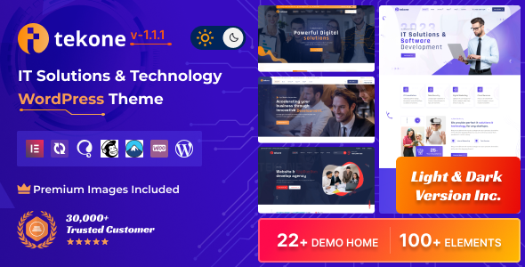 Tekone - IT Solutions & Technology WordPress Theme by rs-theme ...