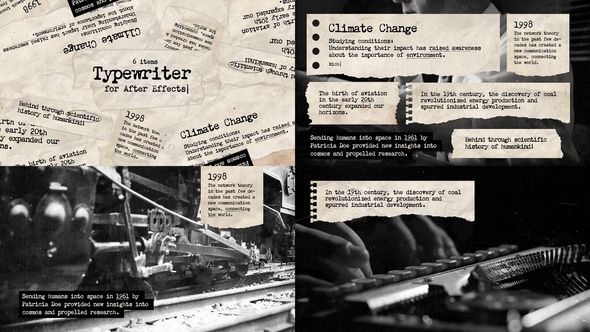 Typewriter Video Template Elements template preview
