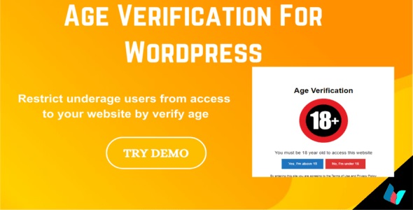 Free download Age Verifier- WordPress Age Verification Plugin