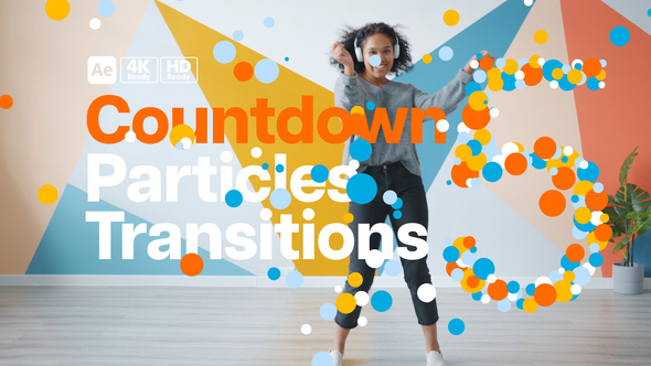Countdown Particles Transitions Elements template preview