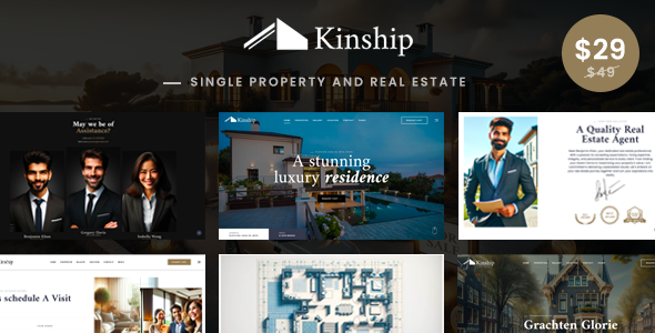Kinship – Single Property & Real Estate WordPress Theme