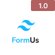FormUs – Tailwind CSS Contact Us Section HTML Template