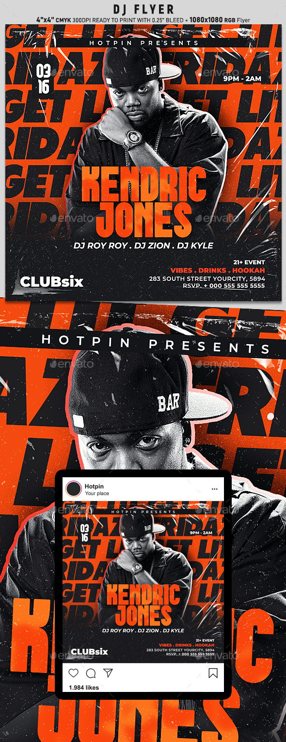 Dj Flyer Template Preview