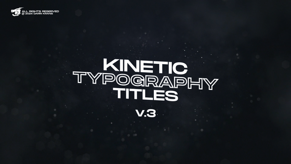 Kinetic Typography Titles (V.3) / MOGRT
